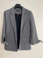 Zero Sommer Blazer Vichy Karo Navy Blau Gr 36 Hessen - Wiesbaden Vorschau