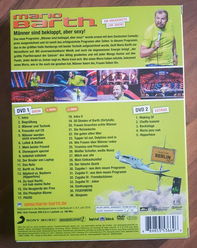 Paket DVDs Mario Barth Männer sind.. Michael Mittermeier Paranoid in Teublitz