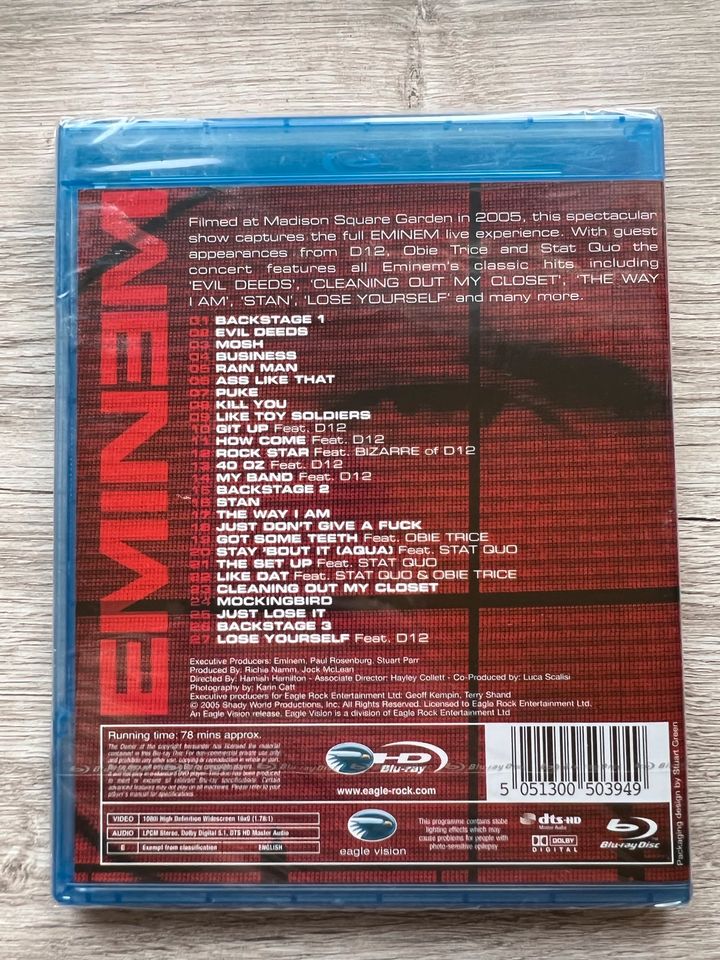 Eminem - Live From New York City Blu-ray NEU & OVP RAR in Bergisch Gladbach