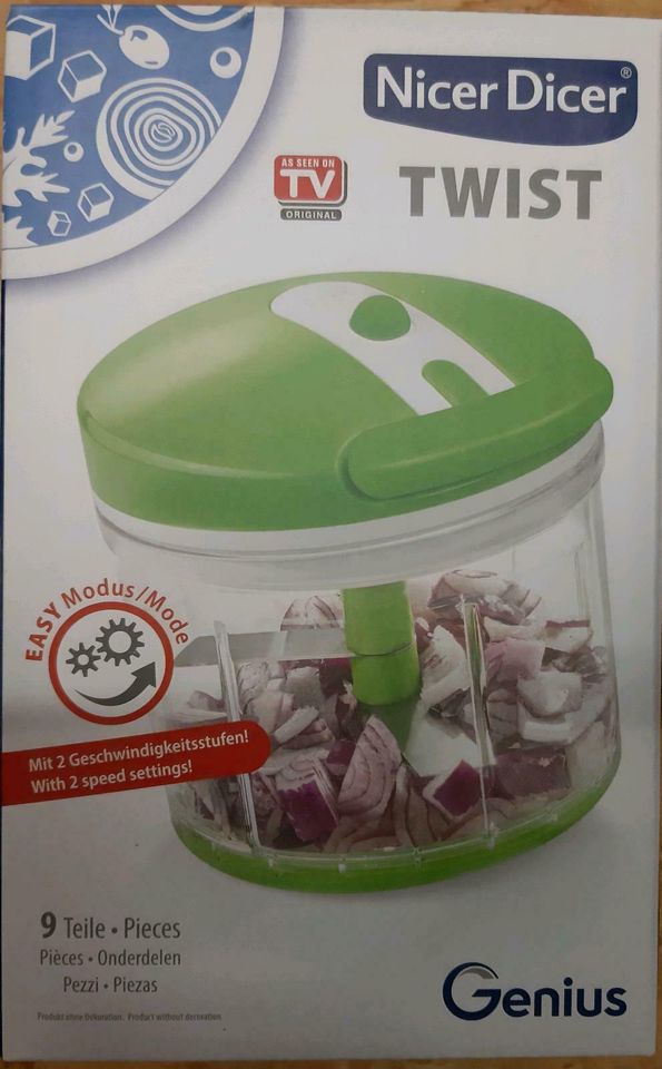 Genius Nicer Dicer Twist grün Mixer Shaker Schleuder Turbochef in  Baden-Württemberg - Bretten | eBay Kleinanzeigen ist jetzt Kleinanzeigen