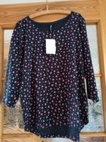Langarmshirt 3/4 Arm Gr. M neu schwarz mit Herzen Sachsen - Strehla Vorschau