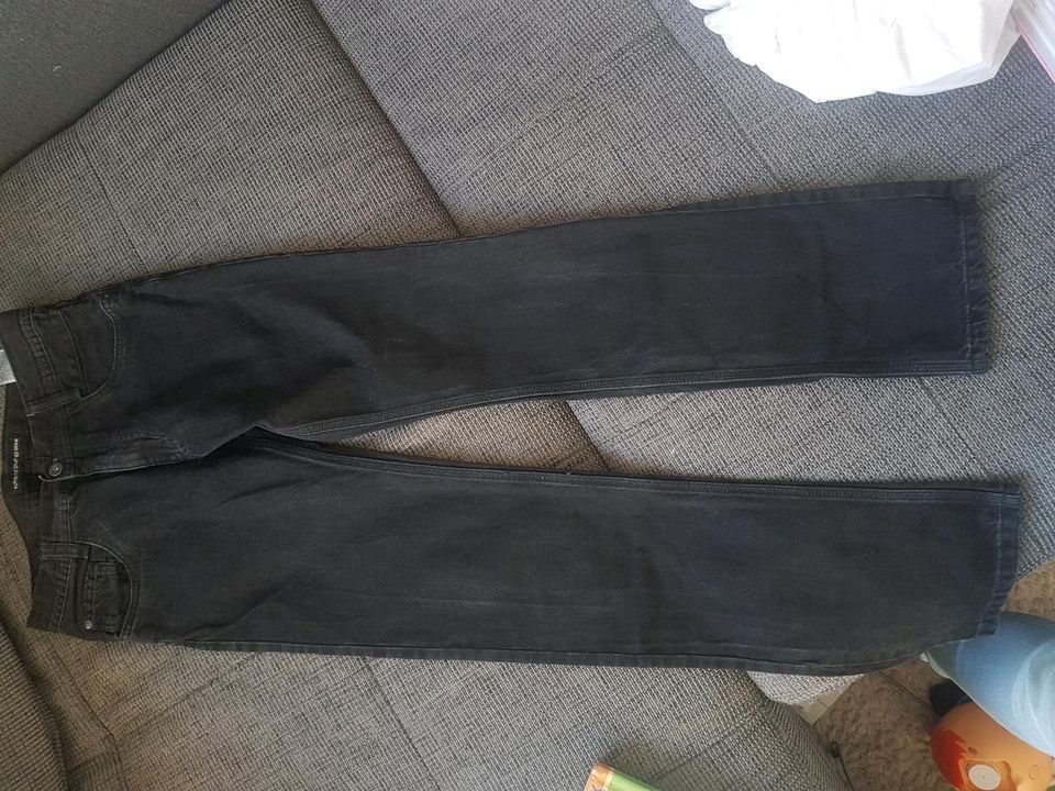 #007# Grau schwarze jeans Größe 170 in Schwerin