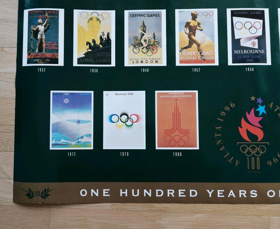 Poster, 100 years of Olympic Games in Fulda