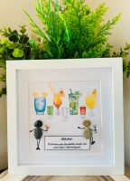 Coctail Steinbild, Geschenk, Dekoration, Weihnachten, handmade Baden-Württemberg - Baden-Baden Vorschau