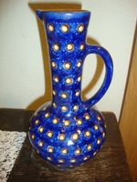 Lausitzer Keramik Krug blau mit Punkten - Vintage - DDR Bayern - Weilheim i.OB Vorschau