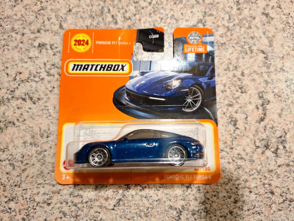 4x Porsche Auto Car Modell Matchbox 911 Targa4 911 GT3 918 Spyder in Gründau