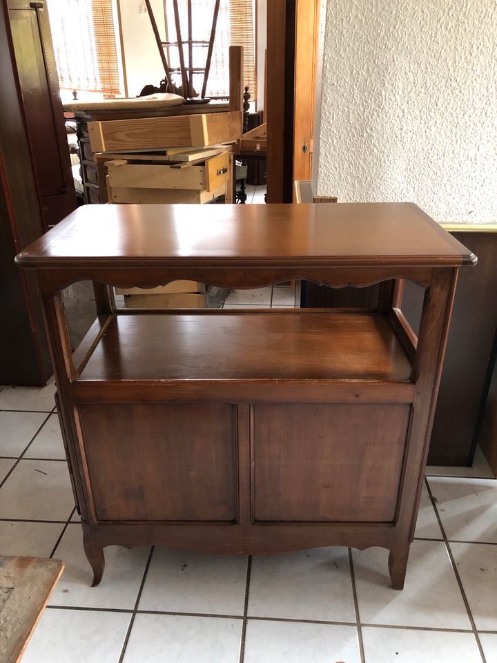 Barschrank Holz Sideboard HxLxB 100x96x50 cm seitliche Tür in Illingen