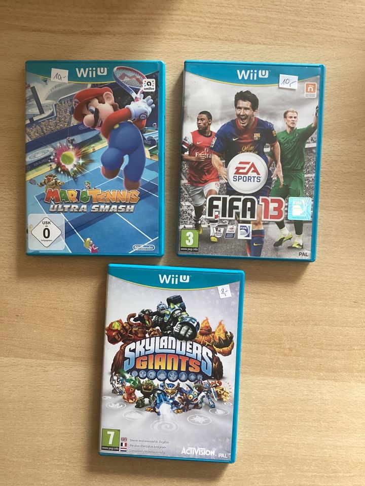 Wii U Spiele Fifa 13 Mario Tennis Skylanders in Güstrow