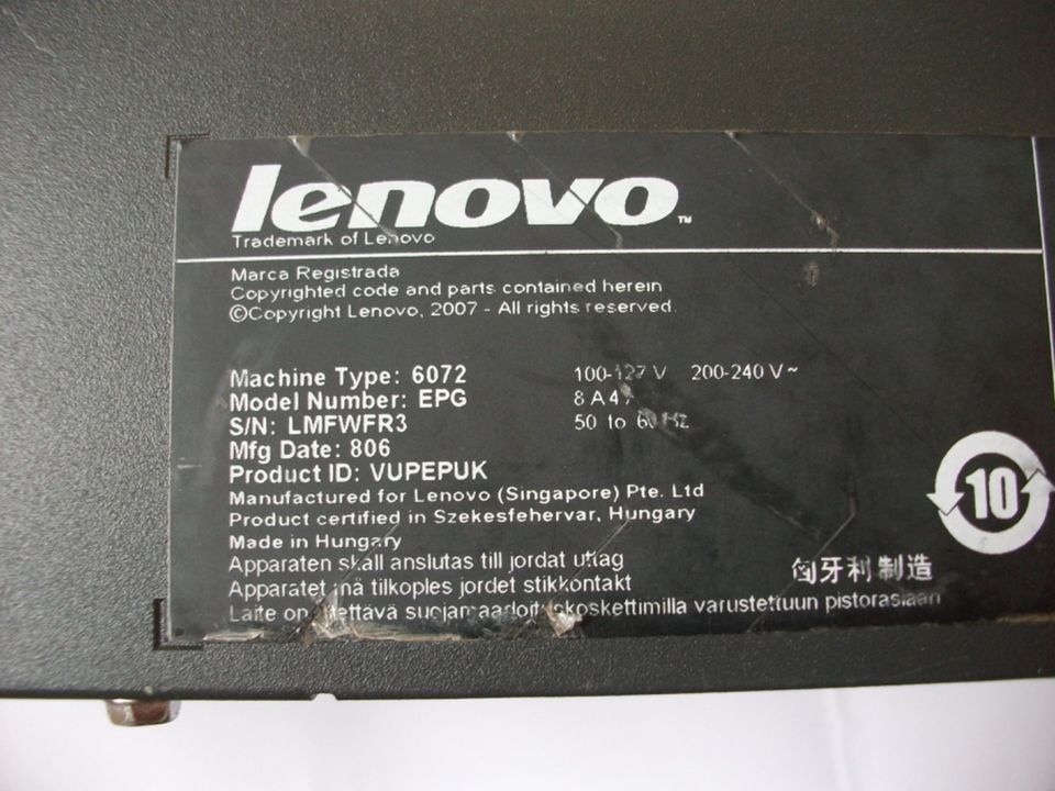 Lenovo ThinkCentre M57 Celeron 420 1,6 GHz, Parallel Port in Minden