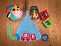 Set Babyspielzeug (Ball, Stapelbecher, Kuscheltuch mit Ring) Bayern - Baiersdorf Vorschau