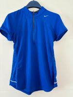 Nike Dri fit Shirt mit Zip, Gr. M, blau Hessen - Linsengericht Vorschau