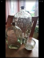 Vase, Glasvase, Glasserie, Glasflasche, incl. Teelicht, grün Niedersachsen - Meppen Vorschau
