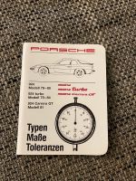 Original Porsche Typen Maße Toleranzen 924, 924 Turbo Carrera GT Thüringen - Bad Lobenstein Vorschau