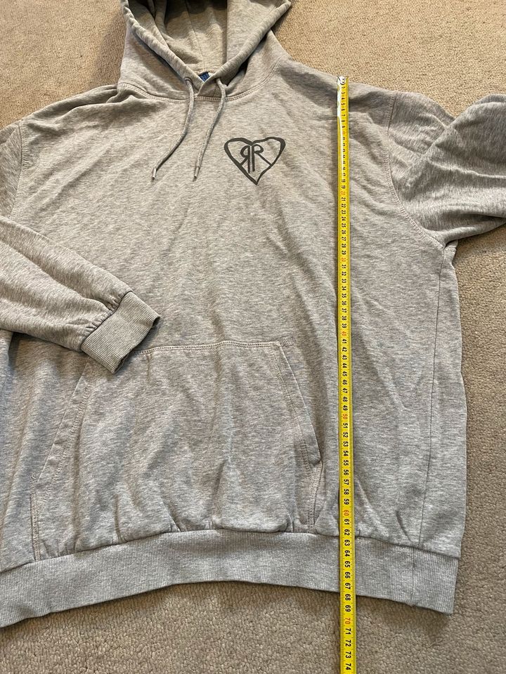 H&M Divided Hoodie Kapuzenpulli Sweater XL grau Herz in München