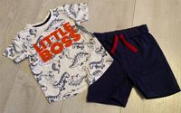 Jungen Sommer Set Dino T-Shirt LITTLE BOSS + Kurze Hose Gr. 92 Baden-Württemberg - Bopfingen Vorschau