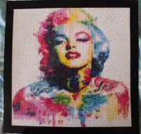 Marilyn Monroe Bild 28x28 cm 50`s, Rock n`Roll, Retro, Vintage, Hessen - Altenstadt Vorschau