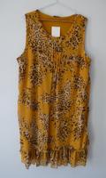 Sommerkleid / Stufenkleid currygelb * Animal-Muster * Gr. L * NEU Hessen - Flieden Vorschau