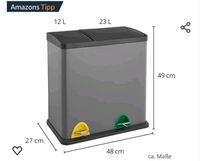 Mülleimer 2 Fächer 12+23 Liter Niedersachsen - Leer (Ostfriesland) Vorschau