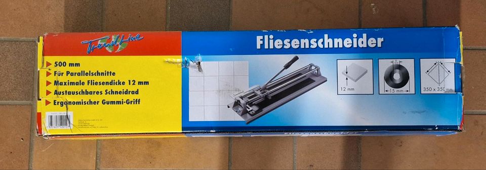 Fliesenschneider "Trendline" ,500mm, Fliesenschneidemaschine, Neu in Zudar