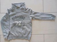 cooler grauer Jungen Pullover mit Aufdruck Größe 140 Köln - Rath-Heumar Vorschau