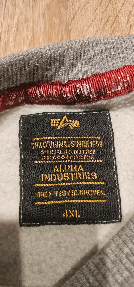 Alpha Industries NASA Pullover 4XL in Berlin