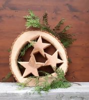 Sterne, Baumscheibe, Weihnachtsdekoration, Holz Bayern - Berg Vorschau