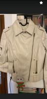 Apart Lederjacke Gr 38 M Echtleder Bikerstyle Offwhite Beige Baden-Württemberg - Kraichtal Vorschau