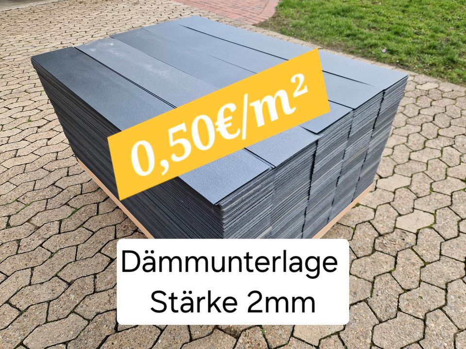 Dämm-Unterlage Streifenformat Trittschalldämmung für Laminat in Bielefeld