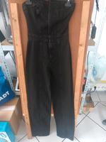 Asos Damen Overall, trägerlose Jeans-Latzhose, Gr 34 schwarz Nordrhein-Westfalen - Lübbecke  Vorschau