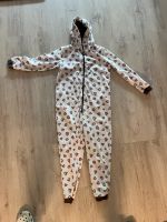 Herzchen Jumpsuit  aus Fleece Gr. 134/140 Wuppertal - Oberbarmen Vorschau