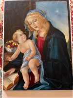 Antikes Ölgemälde Heiligenbild Jungfrau Maria mit Jesus Kind Rheinland-Pfalz - Germersheim Vorschau