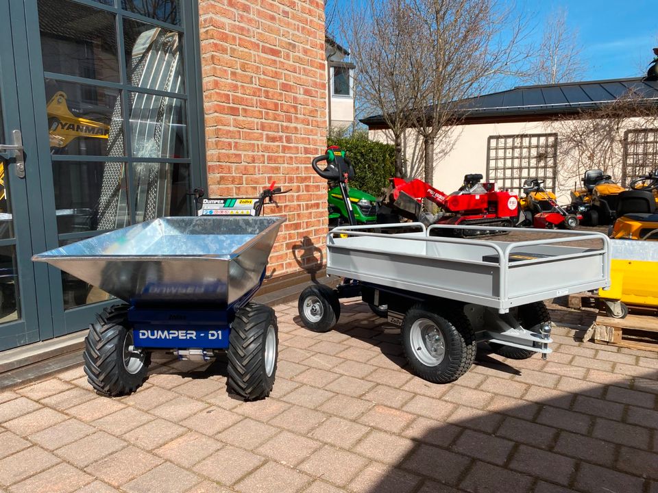 Zallys Jespi Elektro Plattformwagen Akku Dumper Zugmaschine in Dorfen