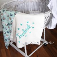 ❤️ Wunsch Babydecke handmade personalisiert Geschenk Geburt ab Niedersachsen - Lilienthal Vorschau