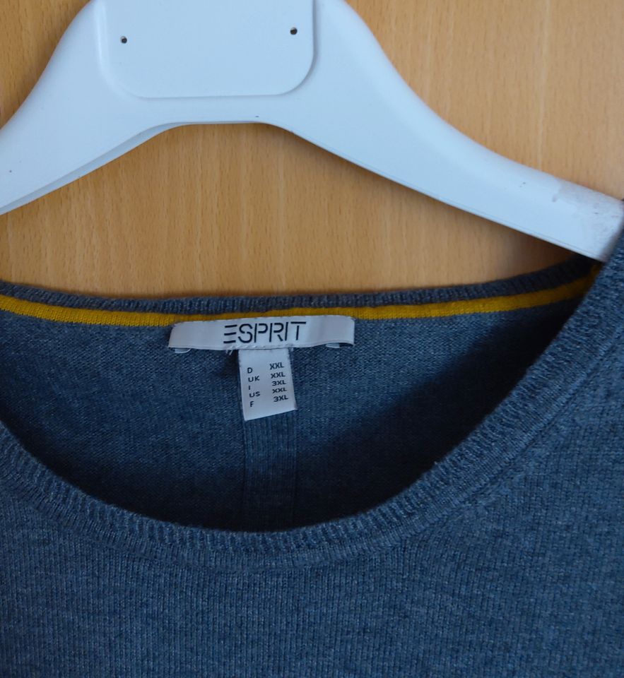 Pullover von Esprit Größe XXL grau Baumwolle/Viscose in Wachenheim an der Weinstraße