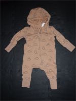 Mitwachsender Baby Dino Sweat Overall Anzug, braun Gr. 62 Berlin - Lichtenberg Vorschau