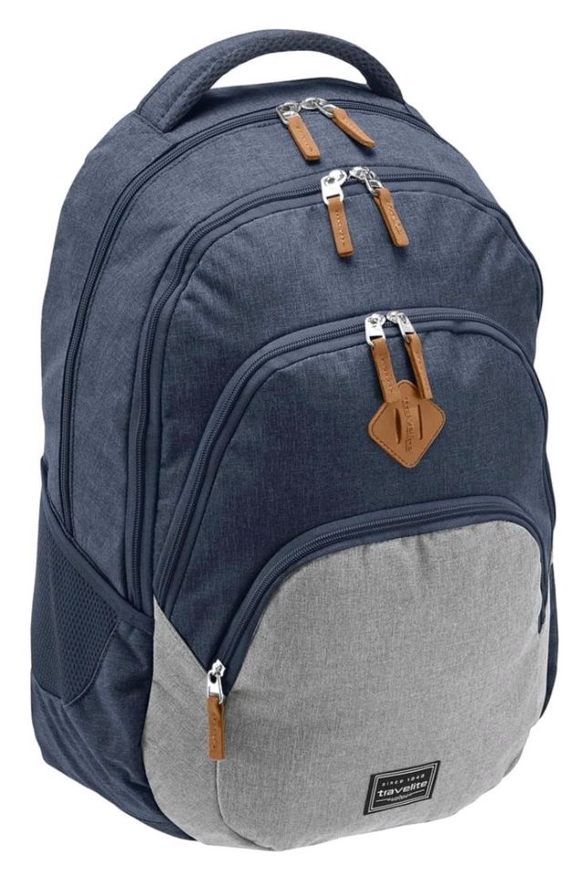 Travelite Basics Rucksack Melagne 45 cm - marine-grau in Waghäusel