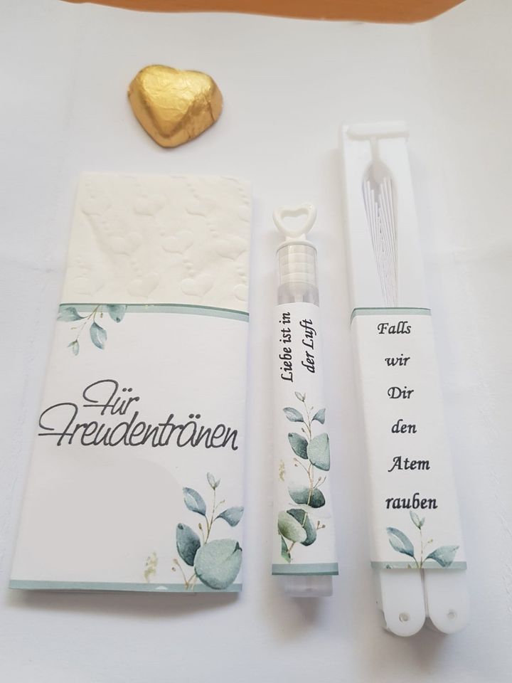 Hochzeit Kirchensets Hochzeitsdeko Gastgeschenke Seifenblasen in Mannheim