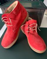Wildlerderschuhe Rot / Red Suede shoes 38/38.5 Berlin - Friedenau Vorschau
