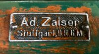 Uralter Spind, Offiziersspind ca.1930 Ad. Zaiser Stuttgart Baden-Württemberg - Walheim Vorschau