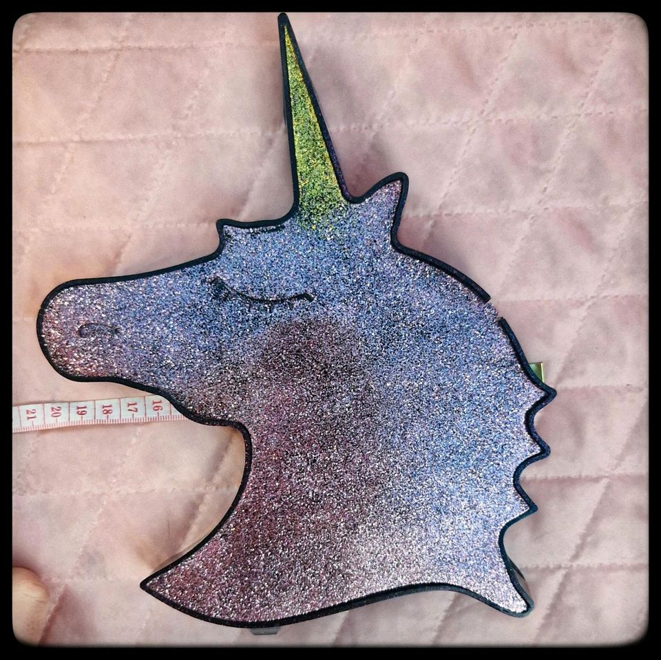 ✅️ Glitzer Einhorn Spardose 23€*VB ☆ Sparschwein ☆ Resin unicorn in Wardenburg