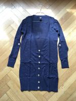 Longcardigan Strickmantel Leinenoptik H&M blau Düsseldorf - Oberkassel Vorschau