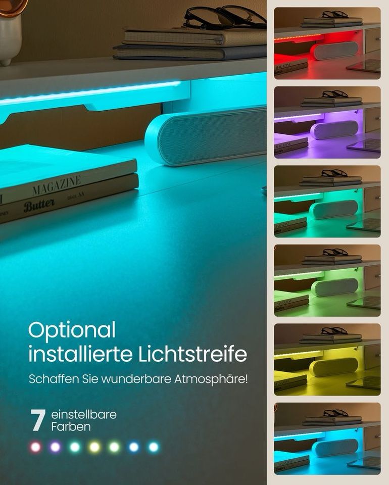 Schreibtisch mit LED, NEUWARE, 279€* in Köln