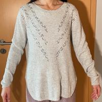 NEU GINA Pullover grau, Strickpulli mit Pailletten, Niedersachsen - Braunschweig Vorschau