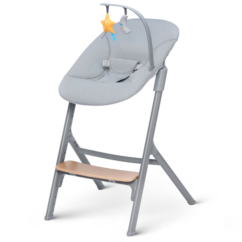 Kinderkraft 4in1 Hochstuhl LIVY inkl. Babywippe Calmee - Wood - von Geburt bis 110 kg - NEU in Fulda