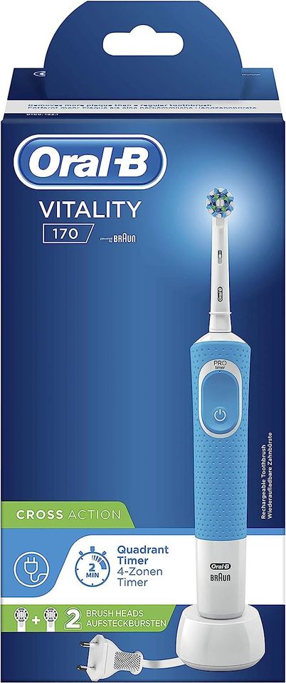 Oral-B Elektrische Zahnbürste Braun Oral-B Vitality 170 CrossActi in Körle