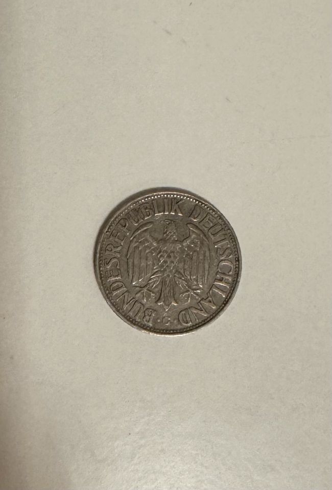 1 Deutsche Mark 1954 G in Kirchheim an der Weinstraße