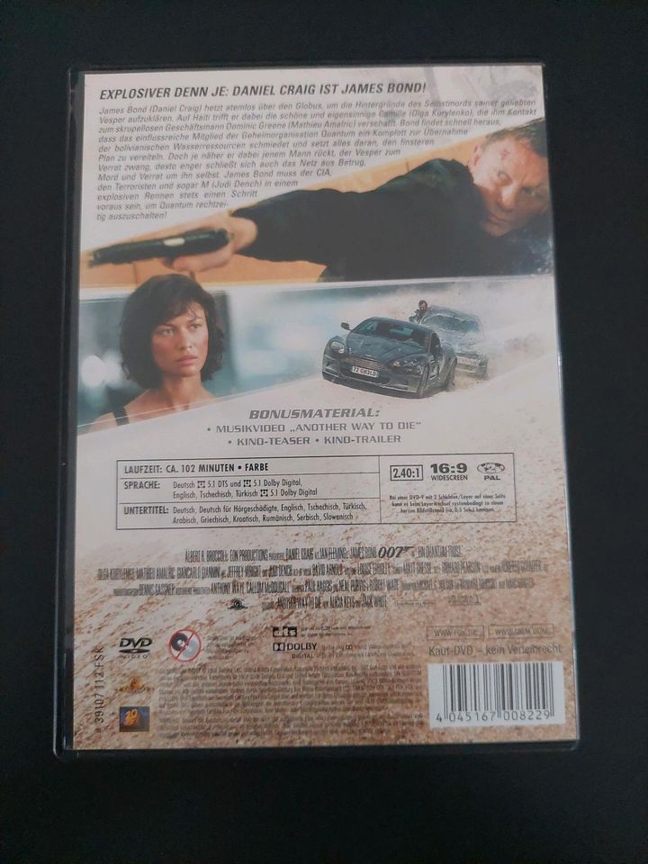 DVD James Bond 007 Ein Quantum Trost in Merzenich