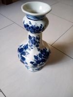 Blauw Delfts Distel SCR Vase Handbemalt 26cm Blau und Creme Nordrhein-Westfalen - Windeck Vorschau