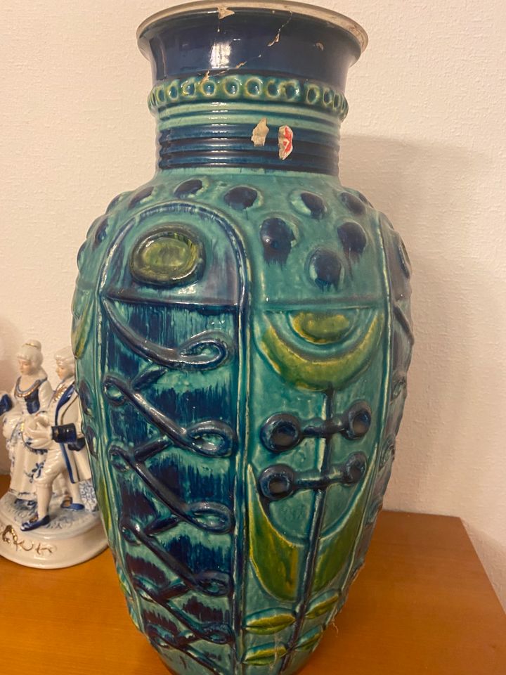 Keramik Vase Bay W.Germany Vintage 70er Mid Century in Weinheim