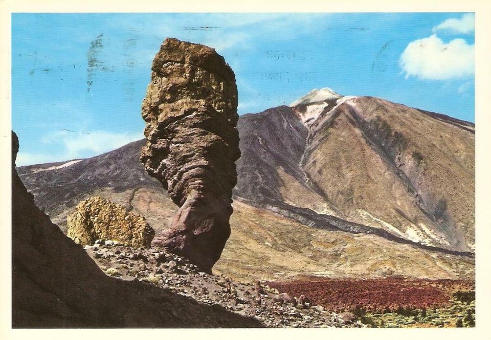 Postkarte ° von Teneriffa Berg El Teide Kanarische Inseln Spanien in Kamen